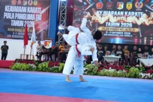Kejuaraan Karate Piala Panglima TNI 2026 di GOR Manakarra Mamuju Dibuka, Gubernur SDK: Bentuk Karakter dan Semangat Juang Generasi Muda
