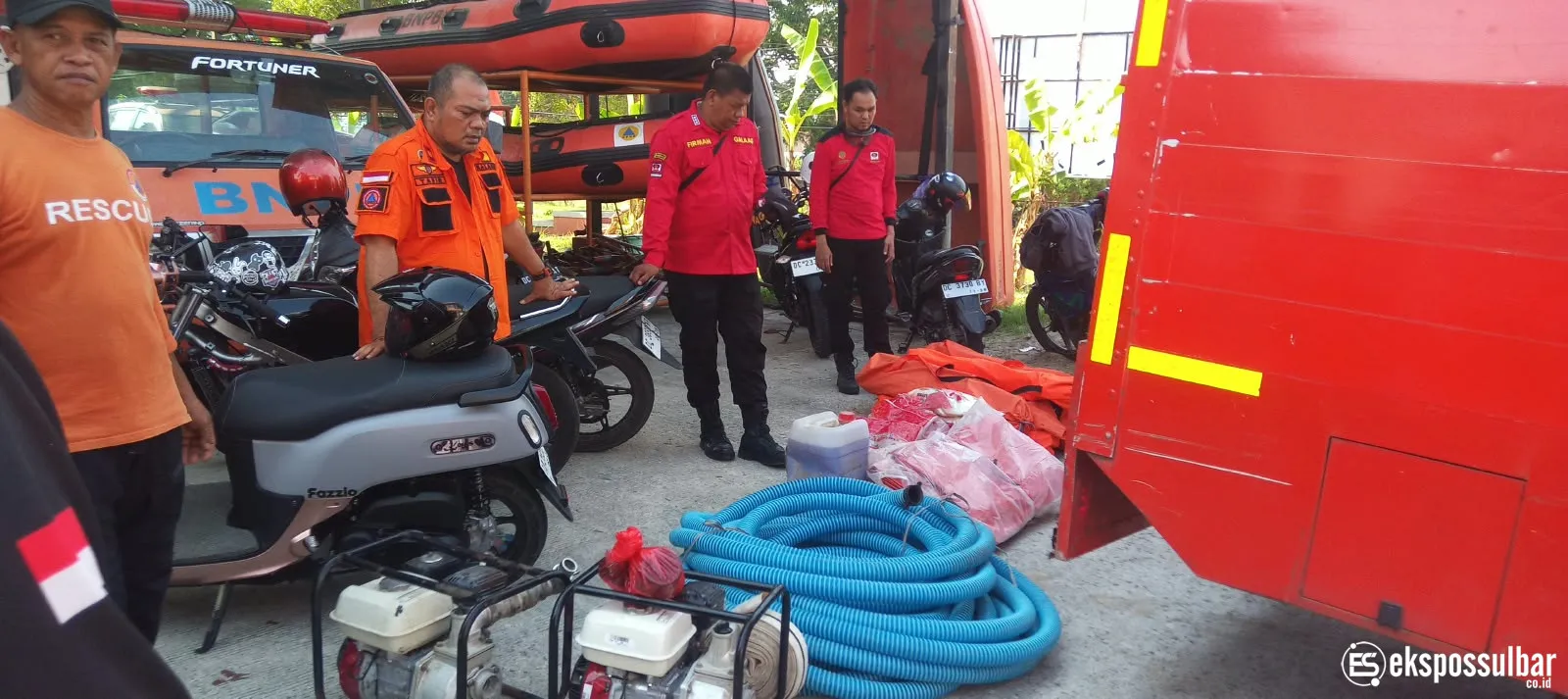 TRC BPBD Sulbar Siap Gabung dalam Penanganan Karhutla di Tommo