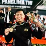 Bripda Andi Sultan Sabet Juara I Karate Piala Panglima TNI 2026, Harumkan Nama Polresta Mamuju
