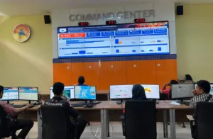 Tim 3 Siaga Darurat Karhutla dan Kekeringan BPBD Sulbar Pantau Sebaran Titik Panas dan Kabut Asap melalui Pusdalops