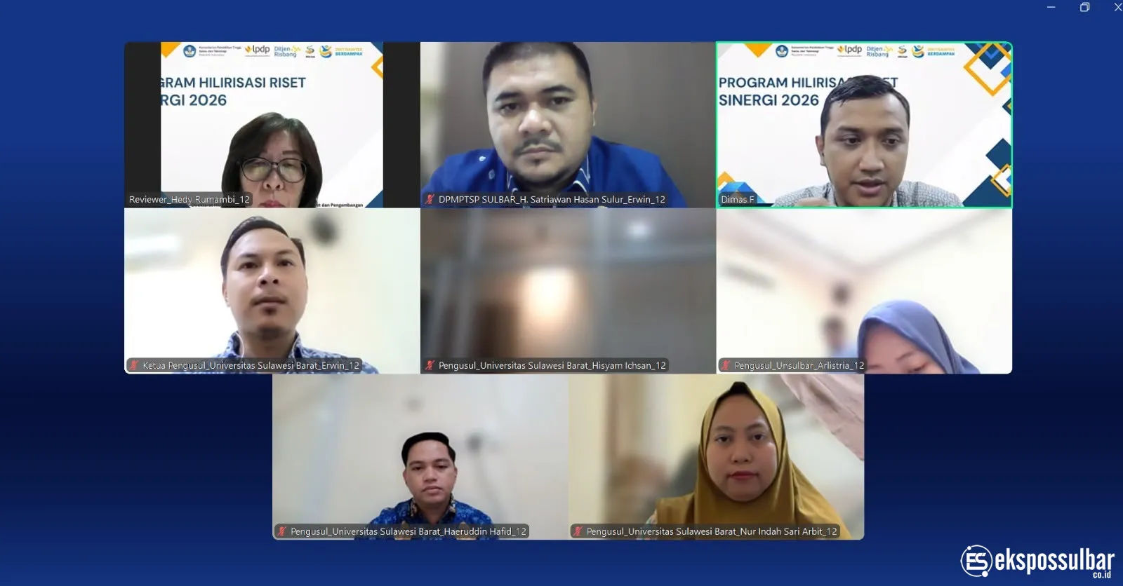 DPMPTSP Sulbar Ikuti Penelitian Hilirisasi Inovasi Smart-Circular Seaweed: Perkuat Iklim Investasi Daerah
