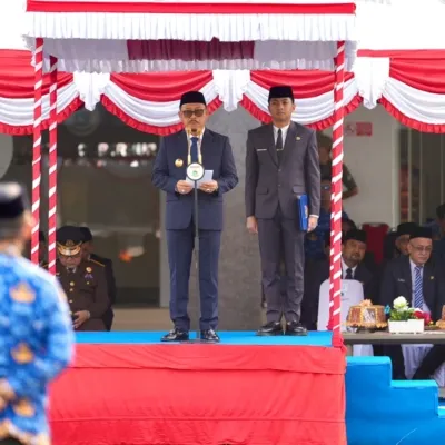 Gubernur Suhardi Duka Pimpin Upacara Sumpah Pemuda ke-98, Bacakan Pesan Menpora: Patriotik, Gigih, Berempati