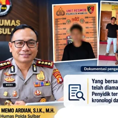 Pria yang Bawa Kabur Anak di Mamuju Tengah Ditetapkan Jadi Tersangka dan Ditahan, Korban Mendapat Pendampingan Psikologis