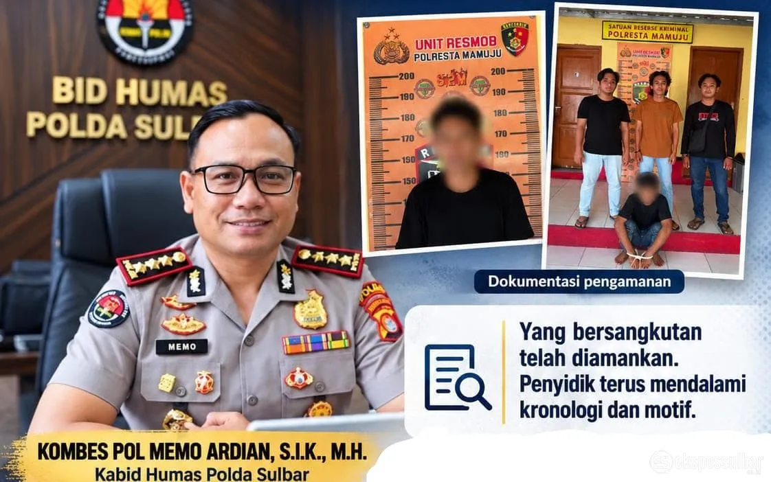 Pria yang Bawa Kabur Anak di Mamuju Tengah Ditetapkan Jadi Tersangka dan Ditahan, Korban Mendapat Pendampingan Psikologis