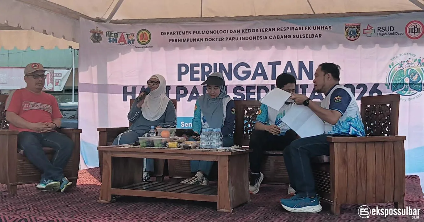 Peringati Hari Paru Sedunia, Kadis DKPPKB Sulbar Dukung Penguatan Edukasi dan Layanan Kesehatan Paru