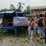 Perpustakaan Keliling Perpusip Sulbar Hadir Meriahkan Tapak Budaya di Kompleks Rumah Adat Mamuju