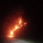 Pusdalops BPBD Sulbar Terima Laporan Dua Titik Api di Desa Sondoang, Tim TRC BPBD Mamuju Lakukan Pemantauan
