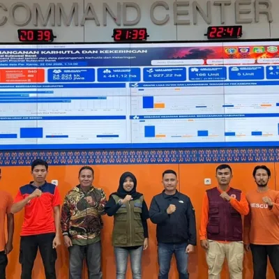 Tim III Siaga Darurat Karhutla dan Kekeringan BPBD Sulbar Tetap Siaga 24 Jam, Pantau Titik Panas dan Dampak Kekeringan