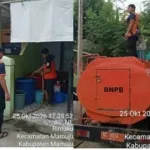 BPBD Sulbar Salurkan 7.000 Liter Air Bersih untuk Warga Mamuju, Pemantauan Karhutla Terus Diintensifkan