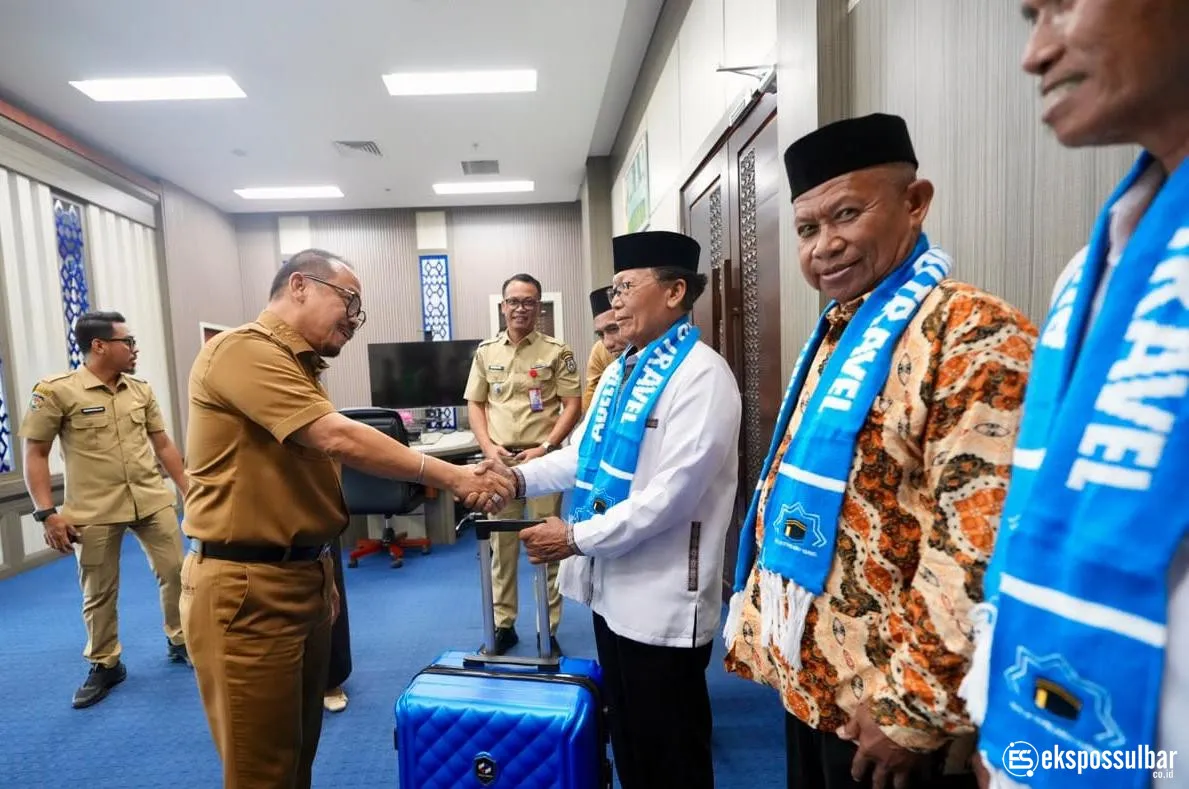 Apresiasi Pengabdian, Gubernur Sulbar Berangkatkan Umroh Lima Imam Masjid