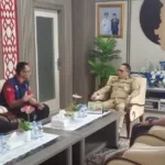 Sekda Sulbar Bersama Kalaksa BPBD Terima Kunjungan Kepala Balai Dalkarhut, Perkuat Sinergi Penanganan Karhutla